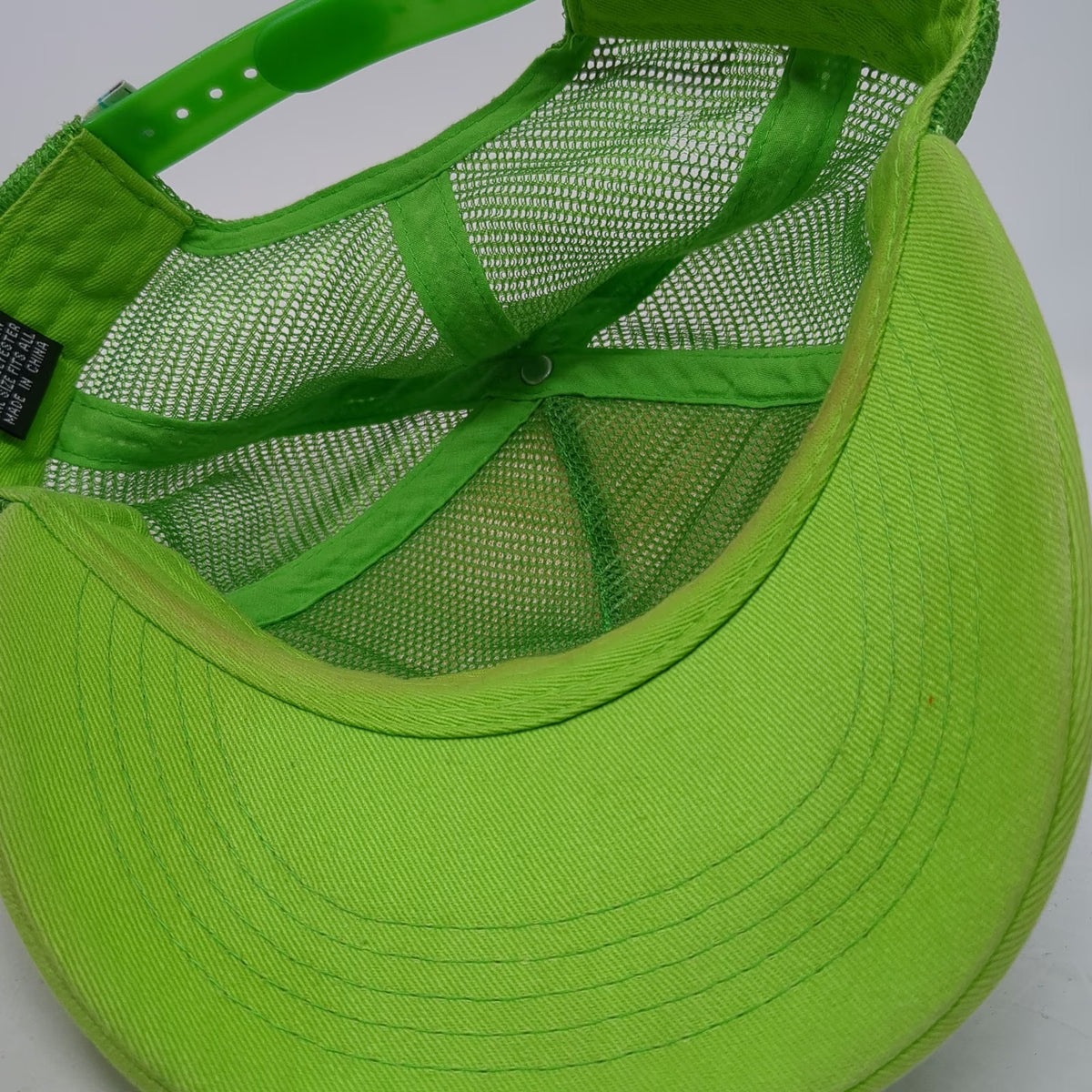 O'Neill Trucker Hat Green One Size Mesh Back Snapback Logo Patch Floral Print
