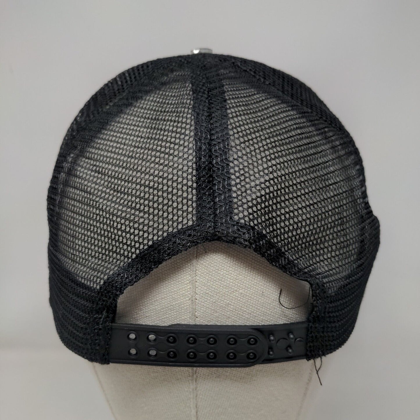 Asheville Snapback Mesh Back Trucker Hat Black One Size Colorblock