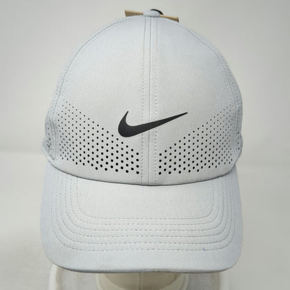 Nike Baseball Cap Gray Size L / XL Dri-Fit ADV Perforated Lightweight Sport Hat