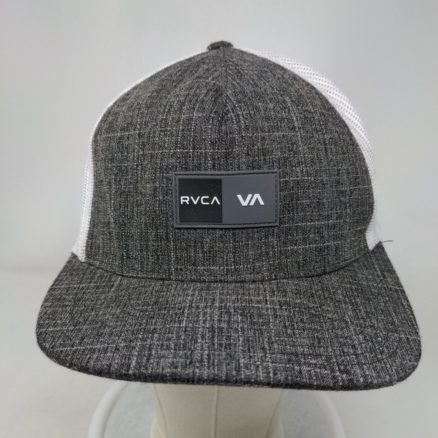 RVCA VA Patch Snapback Mesh Back Trucker Hat Multi Mid Fit Colorblock