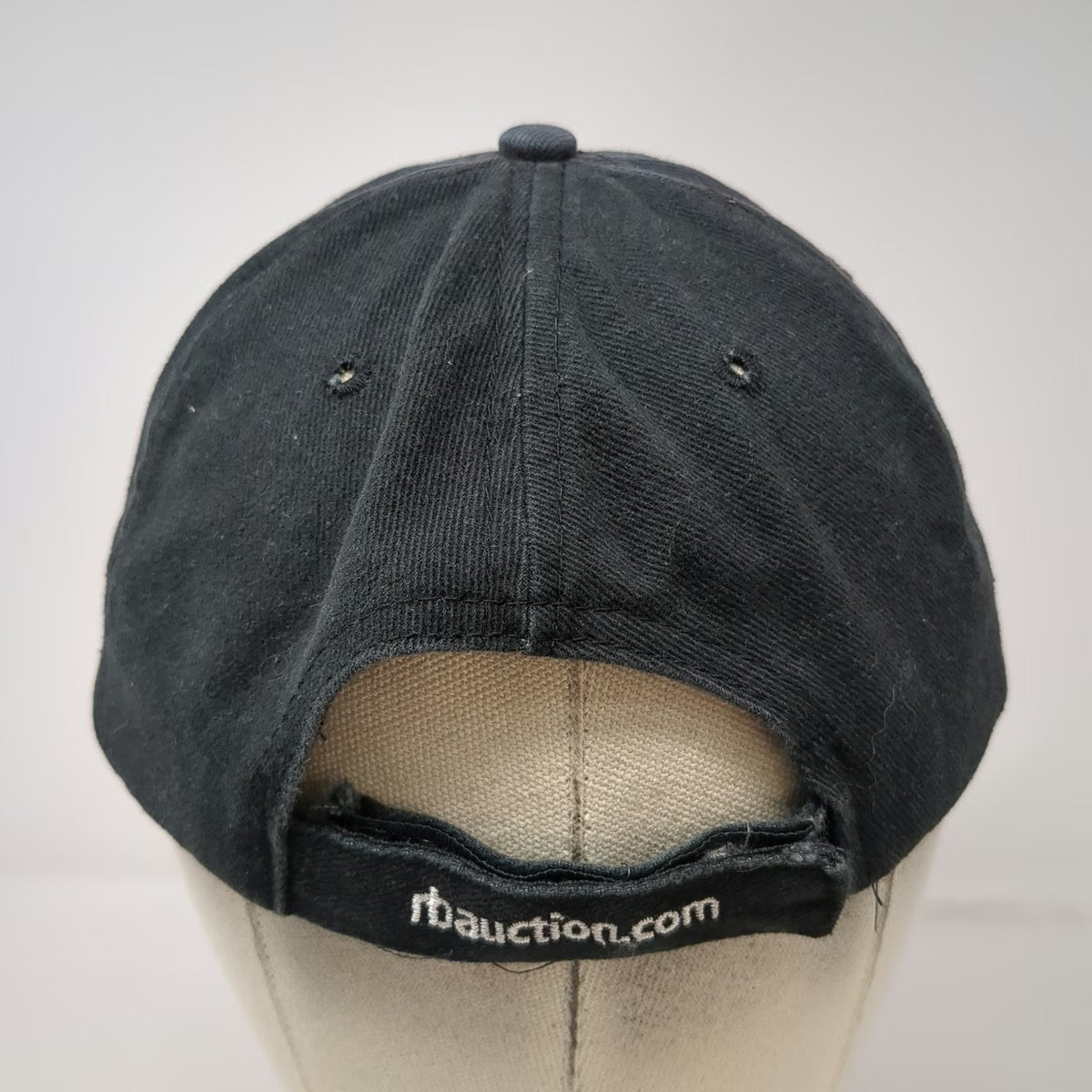 Ritchie Bros Auctioneers Hat Black One Size Baseball Cap Strapback Logo Orange