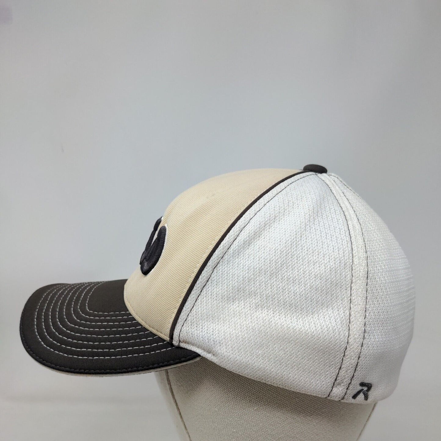 GOLD Fitted Hat Multicolor L/XL Embroidered Flexfit 6 Panel Richardson