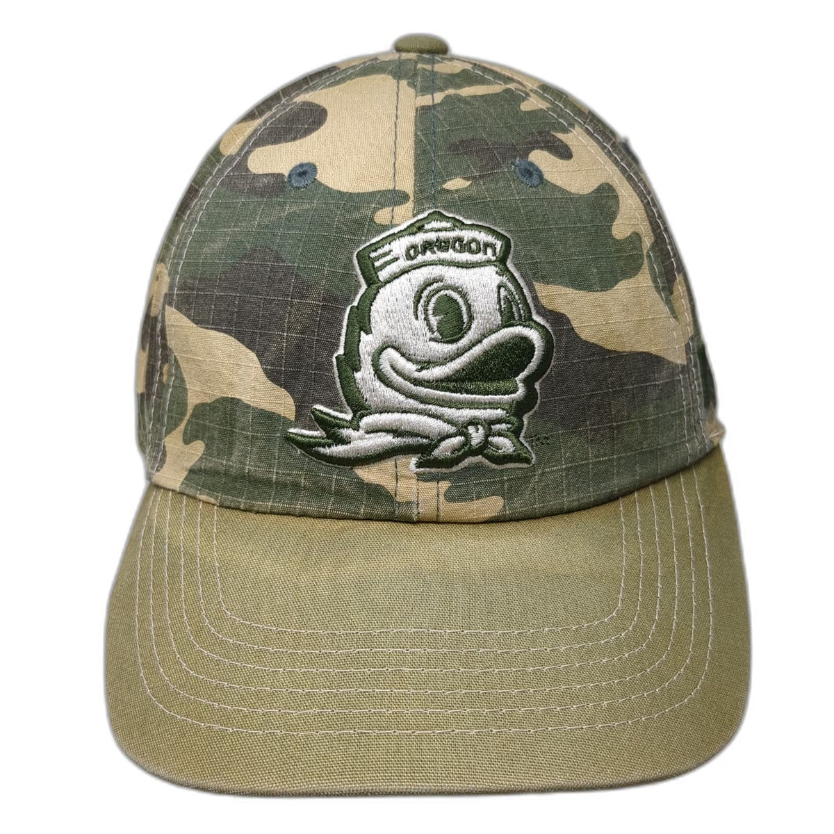Russell NCAA Oregon Ducks Green Camo One Size Baseball Cap Mascot Hat