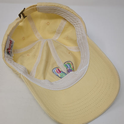 Florida Slideback Baseball Cap Yellow OS Adjustable Embroidered Royal Crown