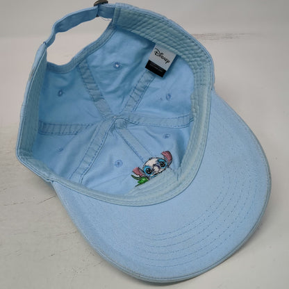 Disney Baseball Cap Blue One Size Stitch Pineapple Embroidered Slideback Hat