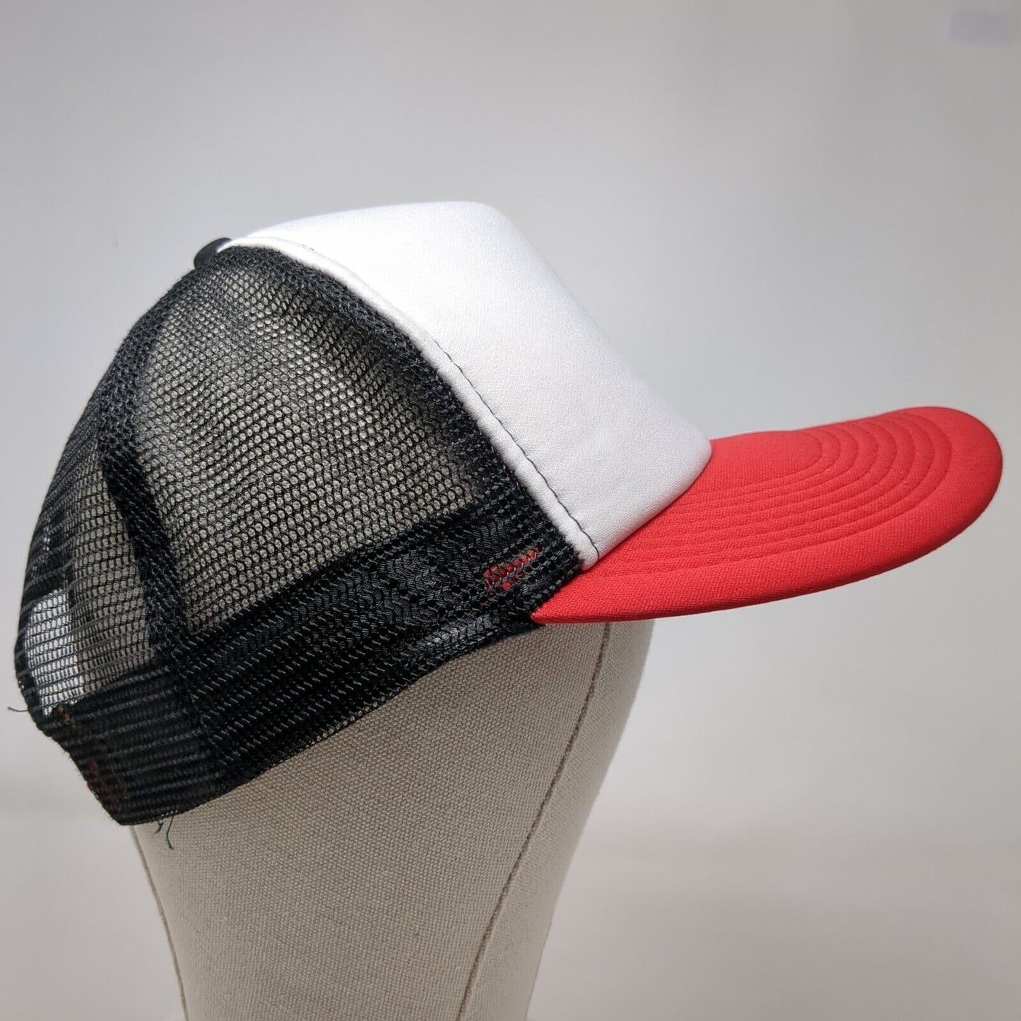 VANS Snapback Trucker Hat Multicolor One Size Adjustable Mesh Back Check