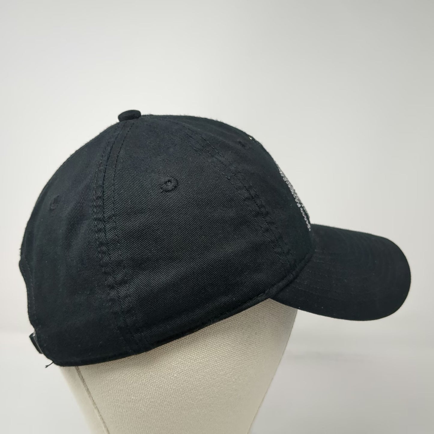 Gear for Sports Black Cap OS Silver Rhinestone Moose Sun Valley Slideback Hat