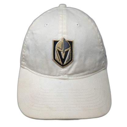Adidas Vegas Golden Knights NHL White One Size Slideback Embroidered Logo Hat
