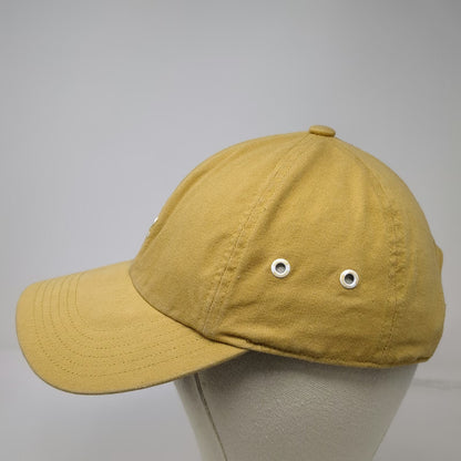 adidas Baseball Cap Brown One Size Embroidered Trefoil Logo Slideback Curved Hat