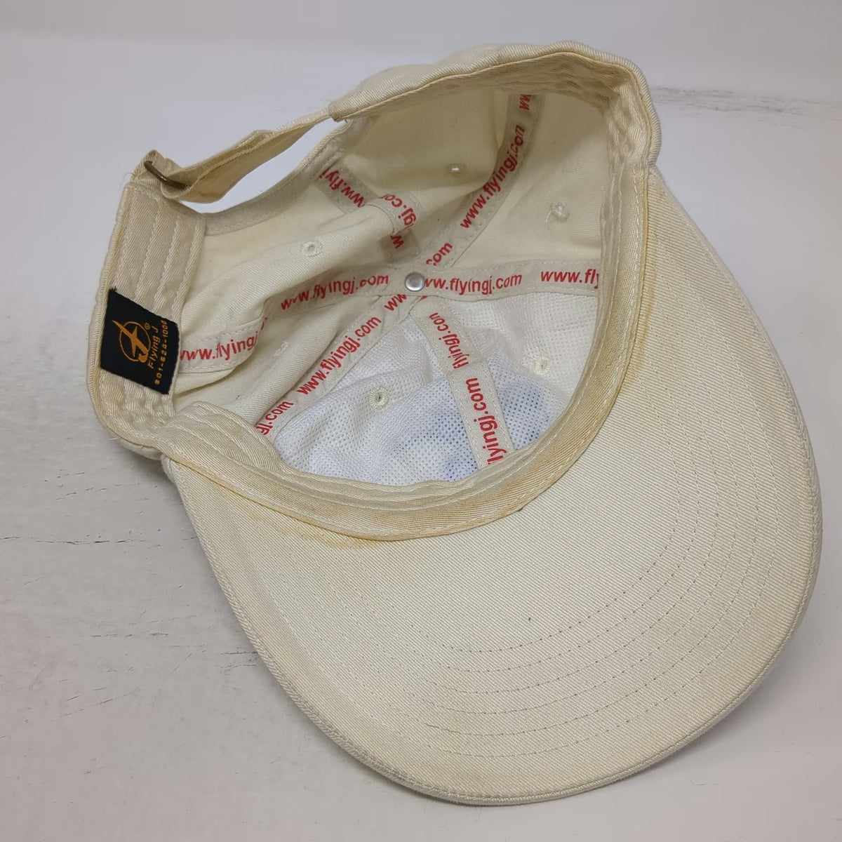 Flying J South Dakota Mount Rushmore Hat Beige Baseball Cap One Size Strapback