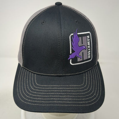 Richardson Trucker Hat Black One Size Hawktech Purple Eagle Mesh Snapback