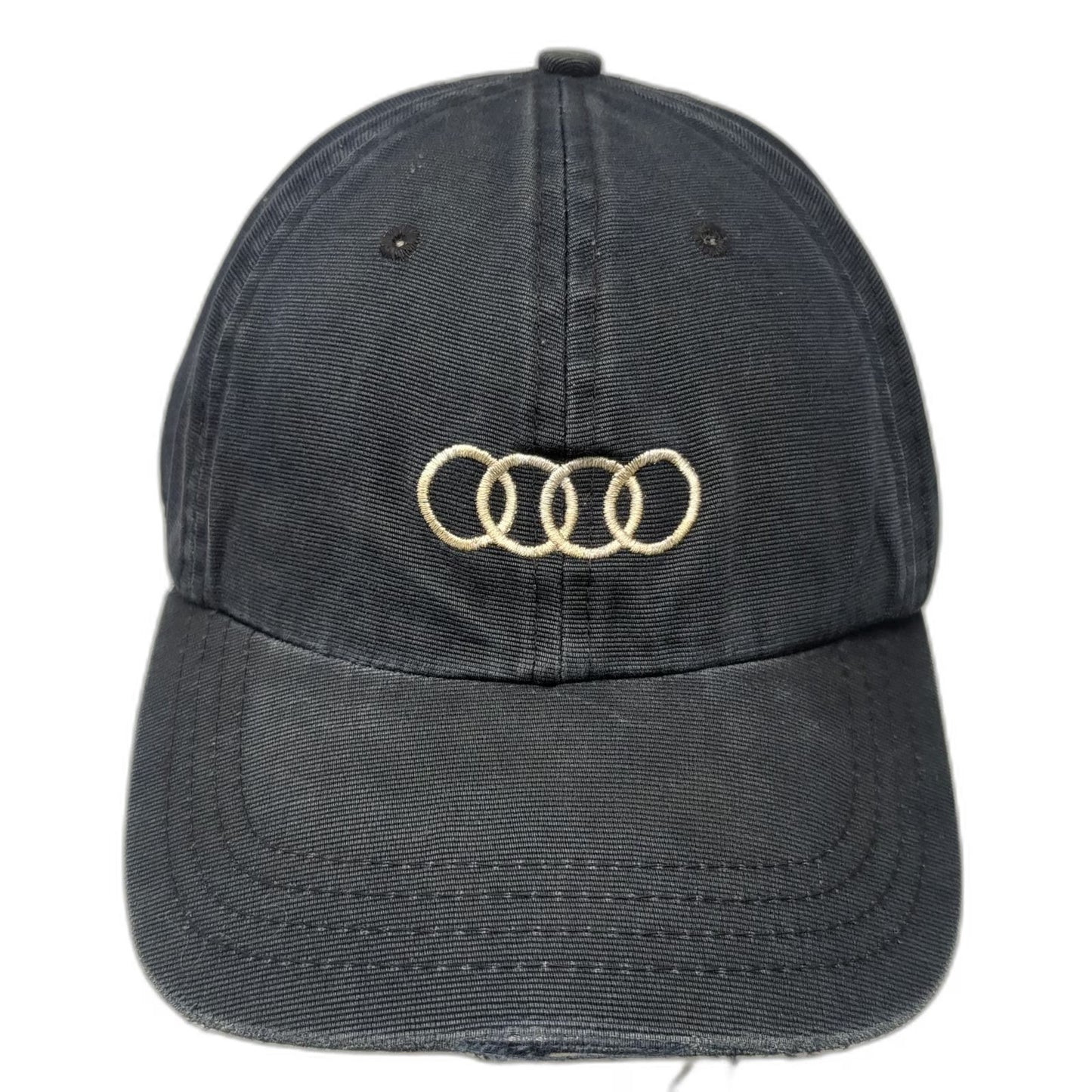 Fahrenheit Baseball Cap Black One Size Audi Logo Never Follow Slideback Hat