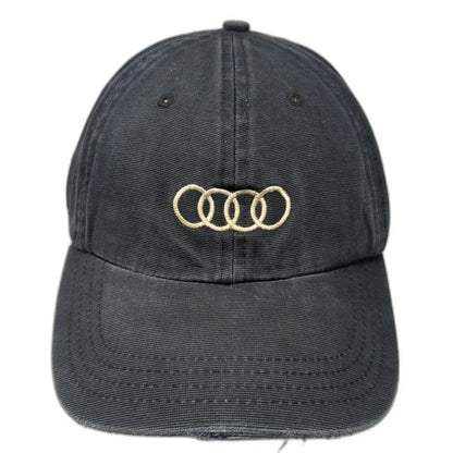 Fahrenheit Baseball Cap Black One Size Audi Logo Never Follow Slideback Hat