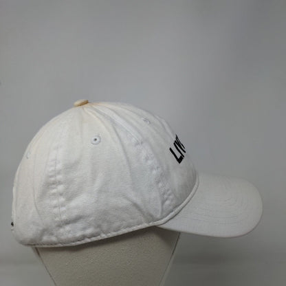 LIVE PD Slideback Hat Cream One Size Embroidered Adjustable 6 Panel