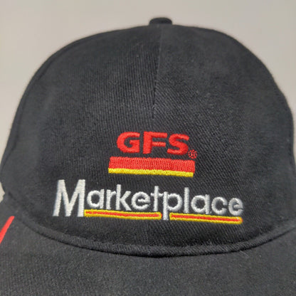 Gordon Food Service Men's Strapback Hat Black Adjustable Embroidered Logo