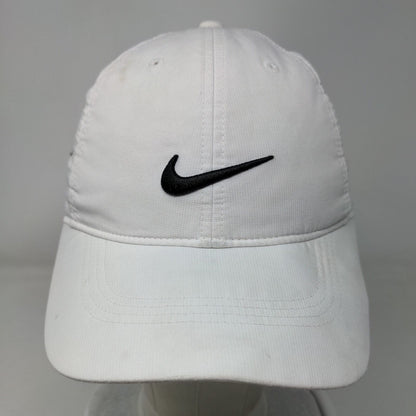 Nike Southern Wesleyan University Warriors Strapback Hat White OSFM Embroidered