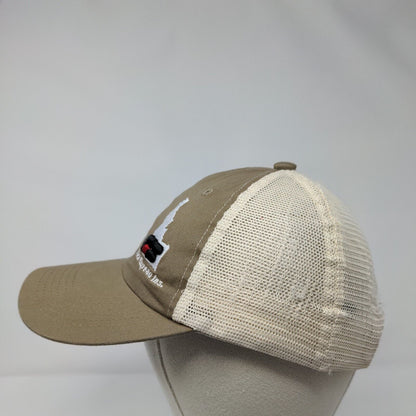 Idaho Farm Bureau Ins. Snapback Trucker Hat Tan OSFA Port Authority