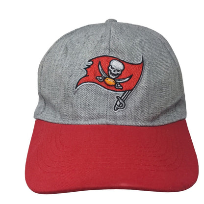 NFL Men's Strapback Hat Gray OSFM Embroidered Tampa Bay Buccaneers Season Pass