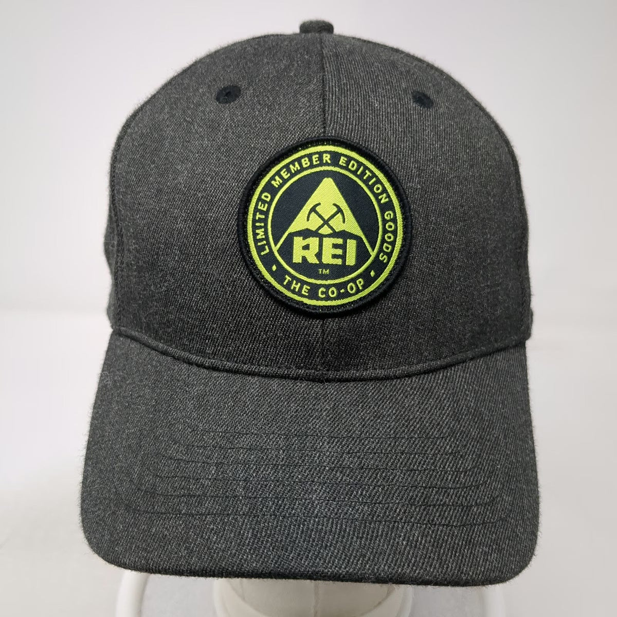 REI Baseball Cap Gray One Size Limited Member Edition Mountain Patch Co-op Hat