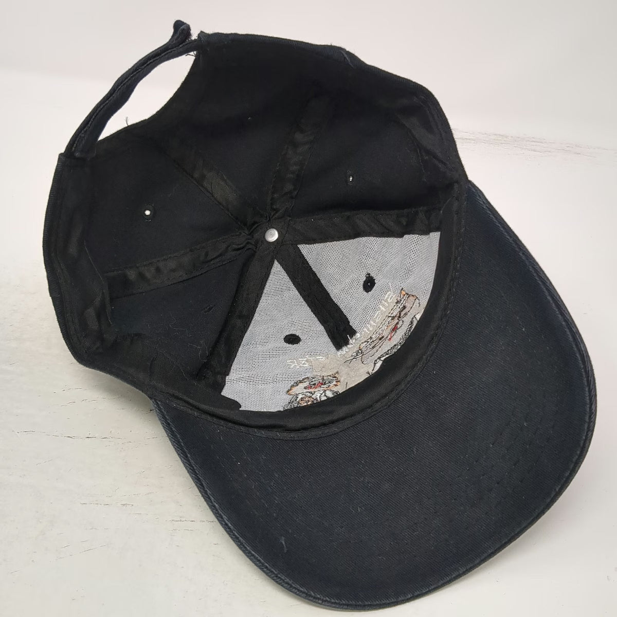 Sushi Master Cat Graphic Baseball Cap Black One Size Strapback Novelty Chef Hat