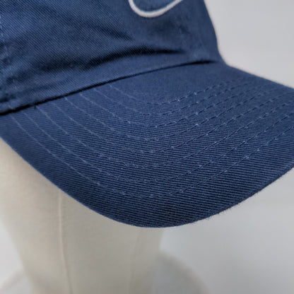 Nike Slideback Hat Blue OSFM Adjustable Embroidered Swoosh Logo Heritage86