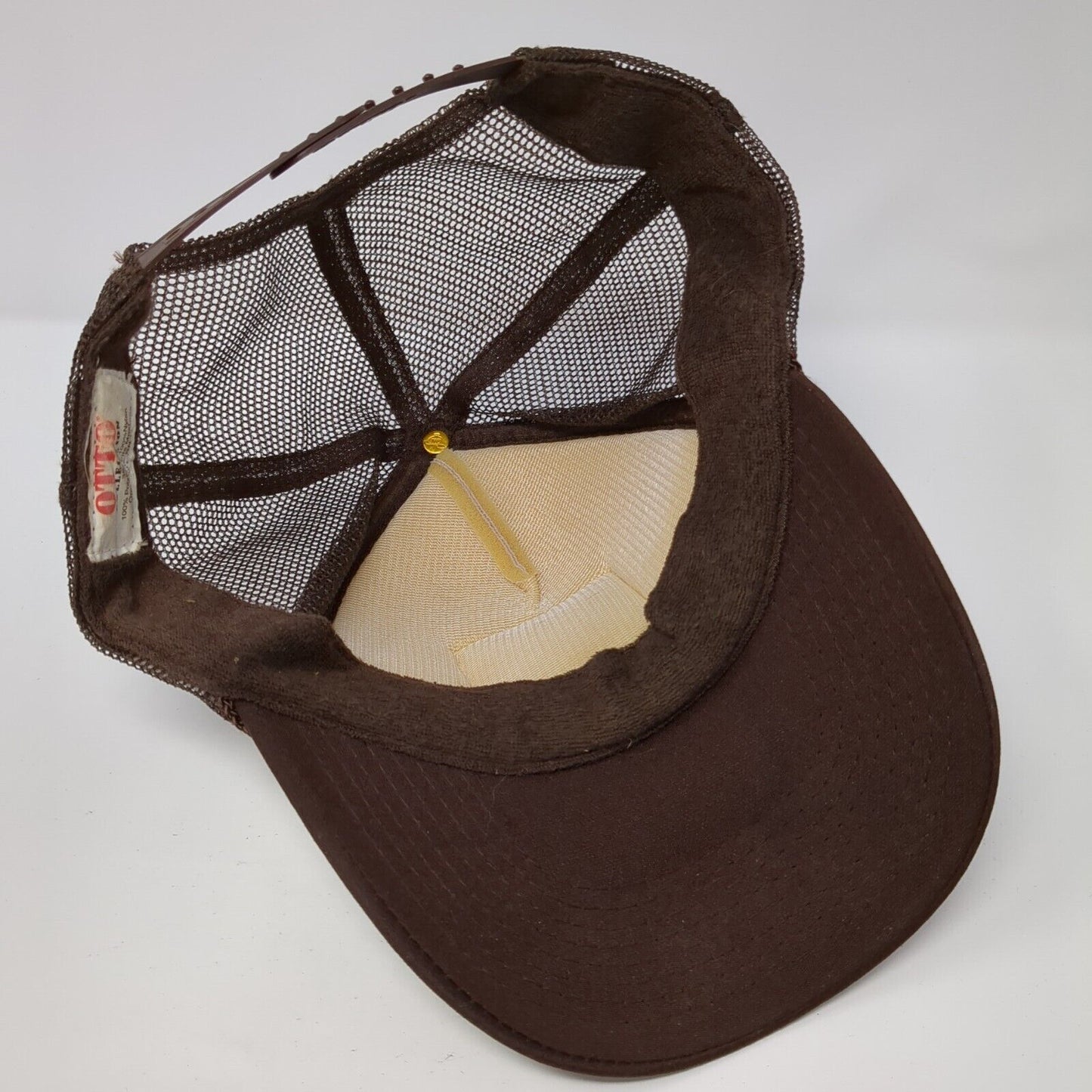 Salsa Snapback Trucker Hat Brown One Size Adjustable Mesh Back Rope Otto