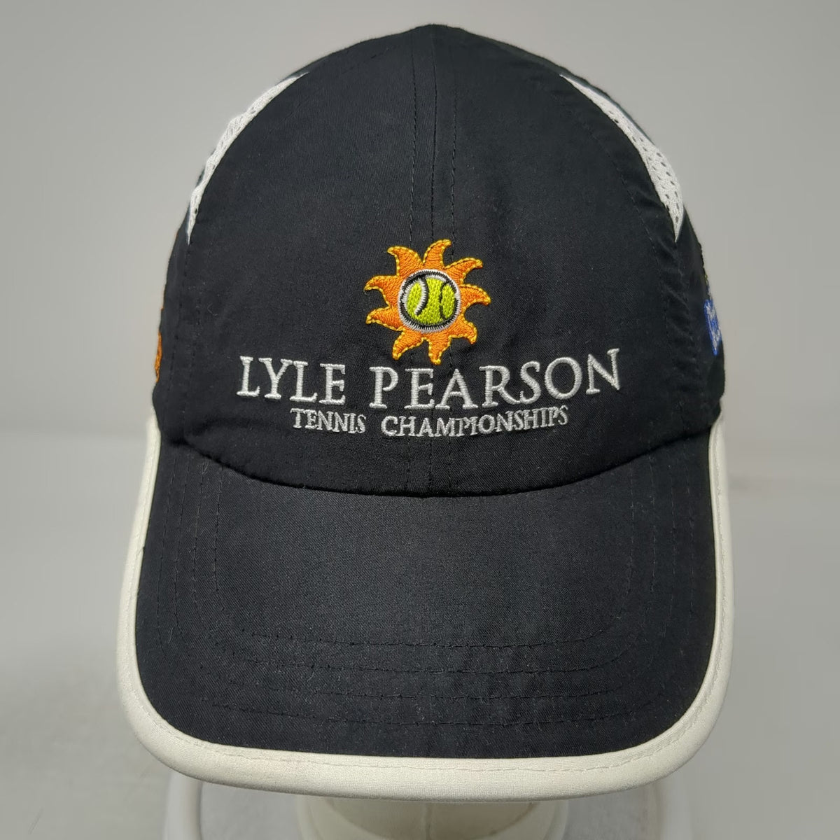 Lyle Pearson Tennis Championships Black Baseball Cap OSFM Sun Valley Mesh Hat