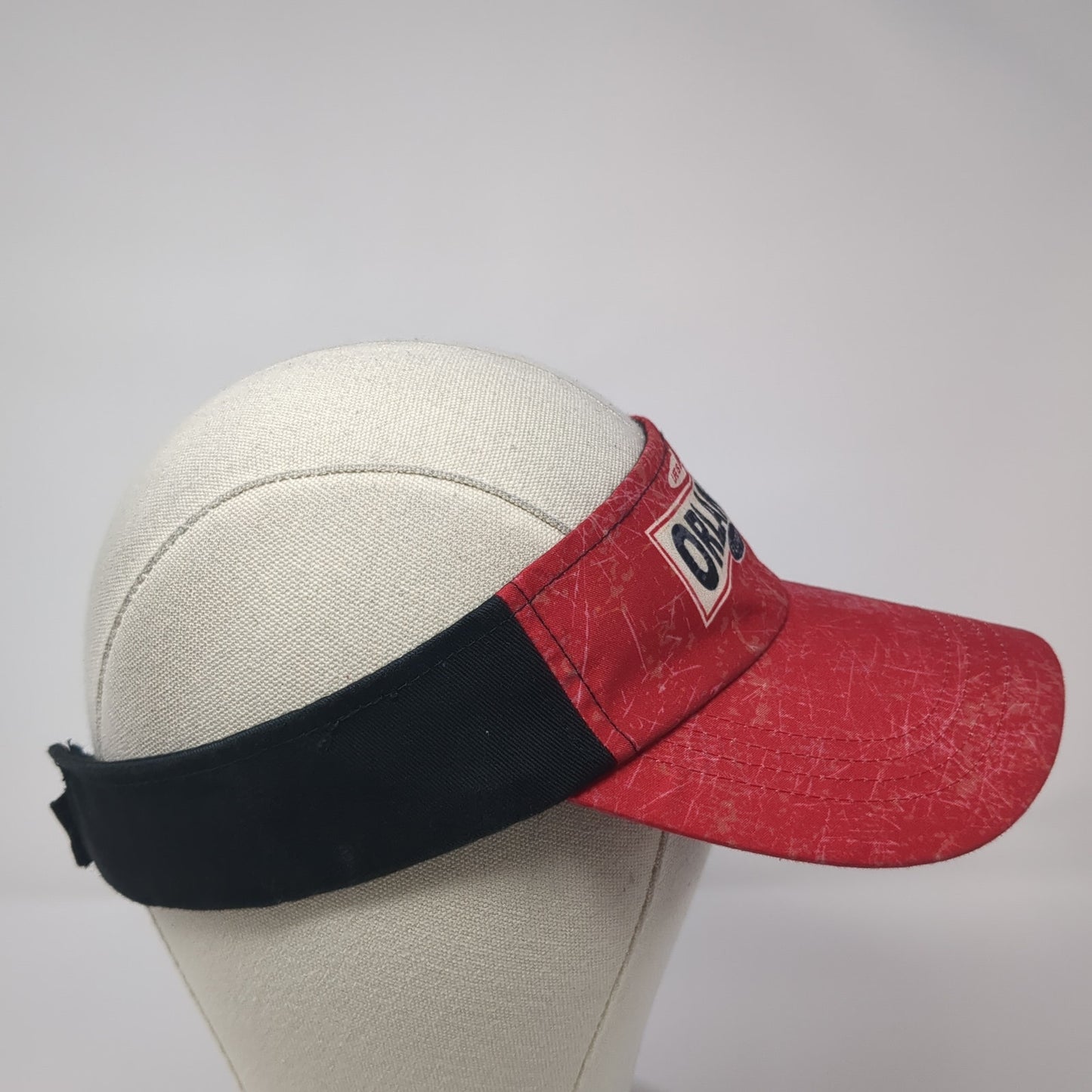Life Is Better In Orlando Florida Strapback Visor Hat Red One Size