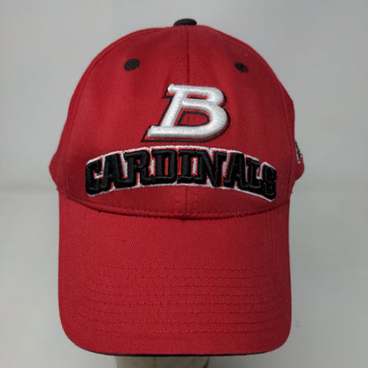 Captivating Headwear 1 Stop Men's Snapback Hat Red Ball State Cardinals Logo