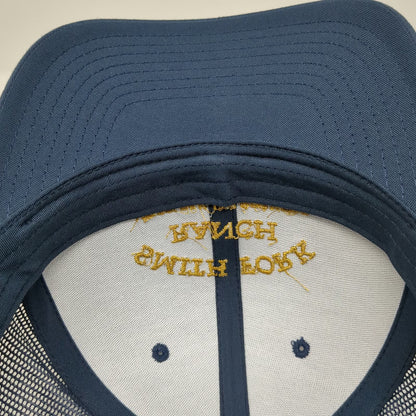 Yupoong Trucker Hat Blue One Size Smith Fork Ranch West Elk Wilderness Snapback