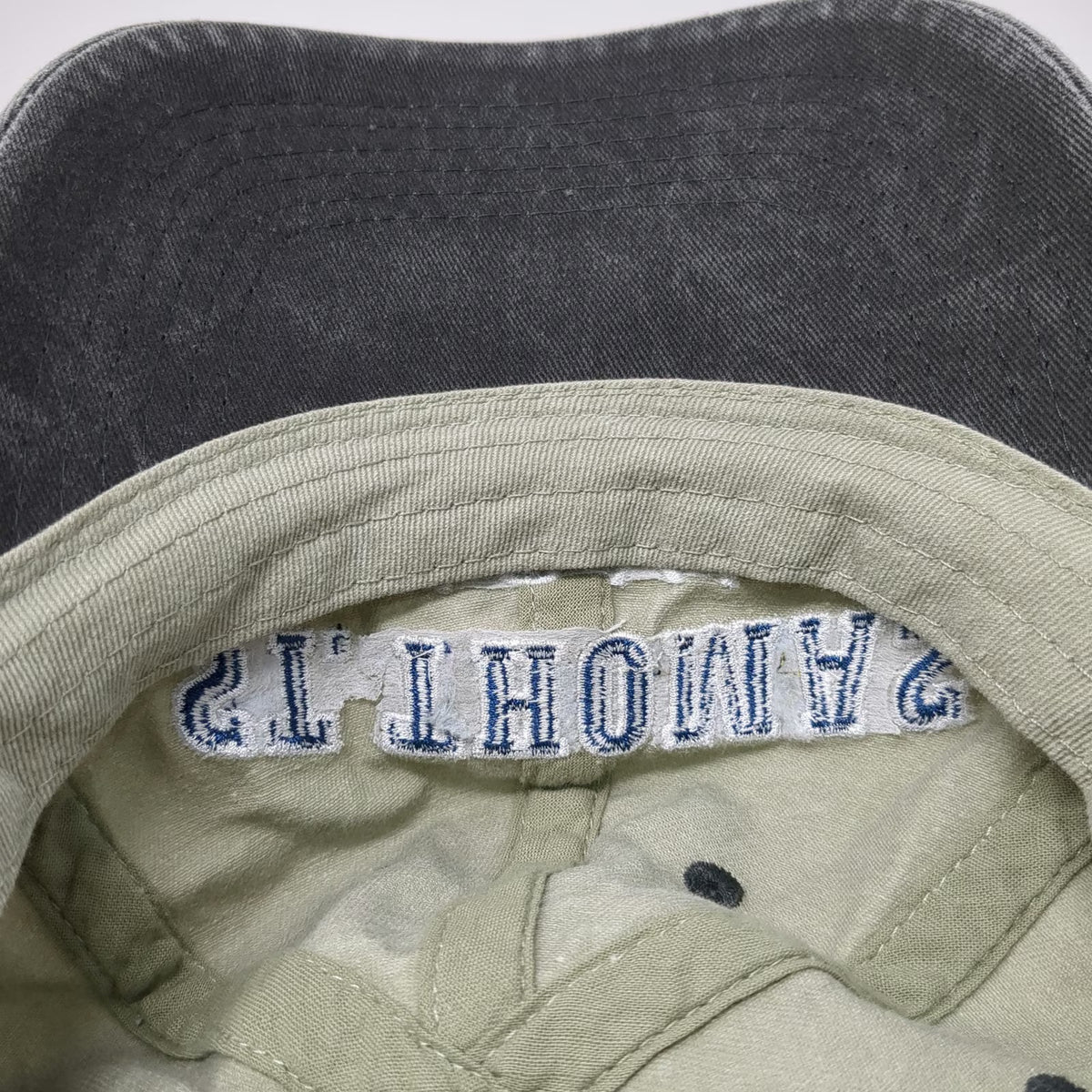Paradise Mix St. Thomas USVI Baseball Cap Green OSFM Slideback Contrast Bill Hat
