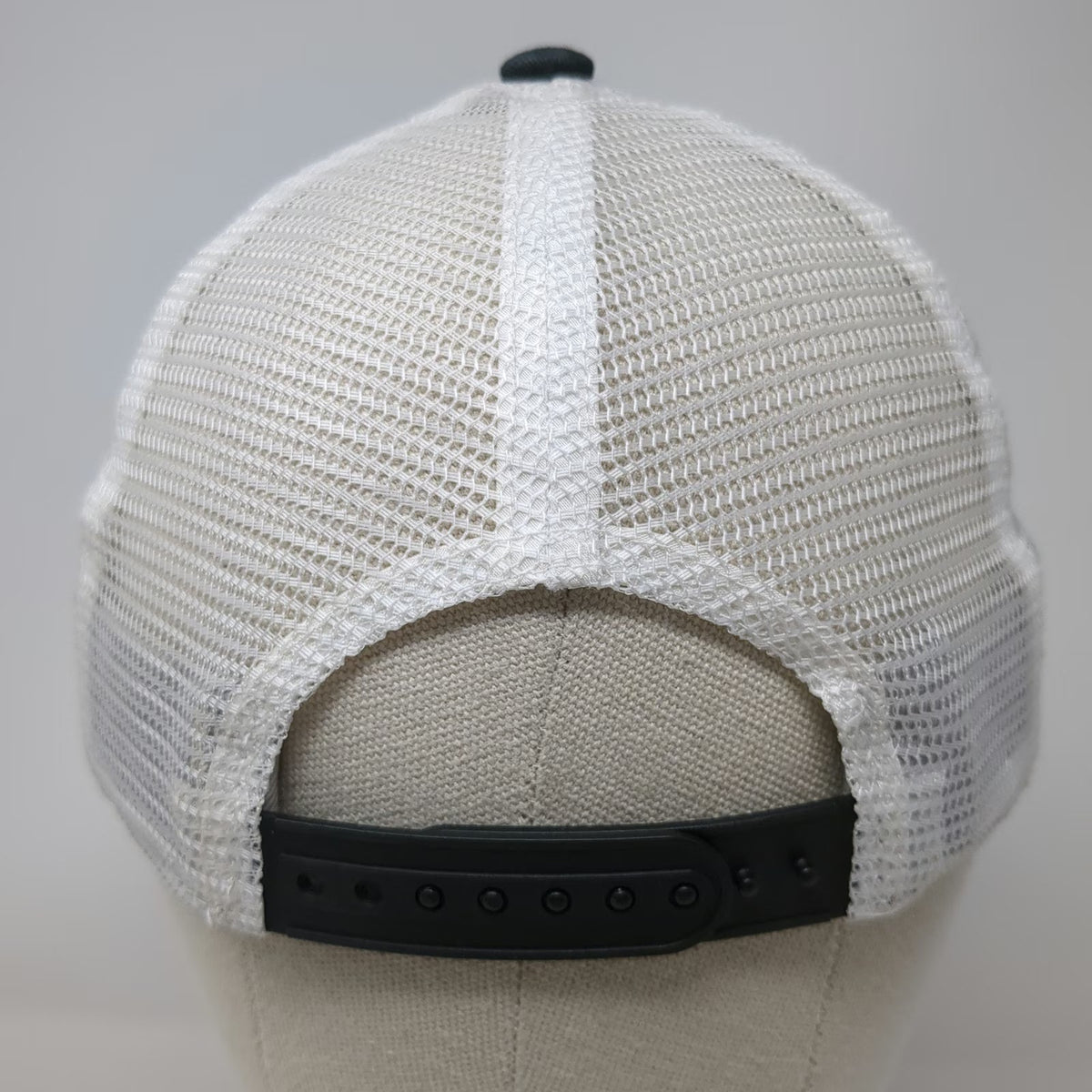 Adidas Trucker Hat Black One Size Teleo Capital Mesh Snapback Structured Logo