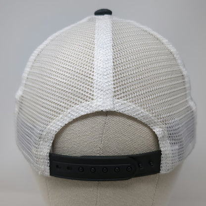 Adidas Trucker Hat Black One Size Teleo Capital Mesh Snapback Structured Logo