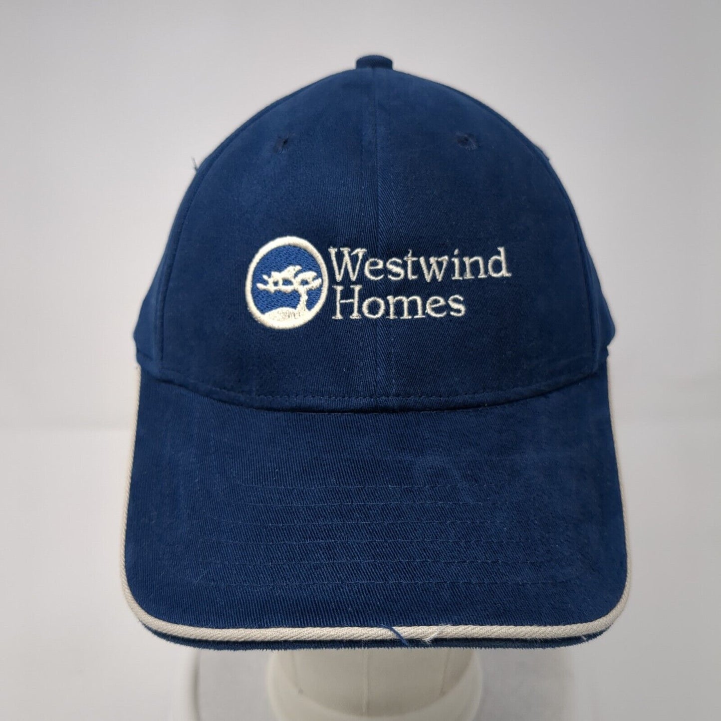 Westwind Homes Fitted Hat Blue L/XL Solid Embroidered Nu-Fit KC Caps