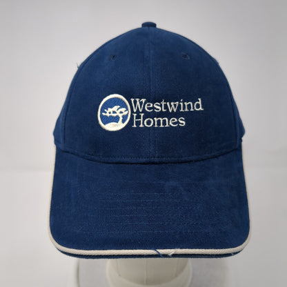 Westwind Homes Fitted Hat Blue L/XL Solid Embroidered Nu-Fit KC Caps
