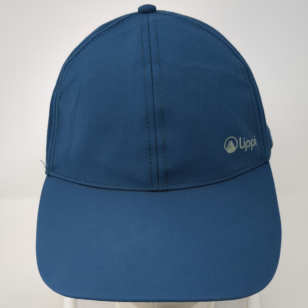 Lippi Snapback Blue Hat One Size Perforated Quick Dry Nylon Spandex Athletic