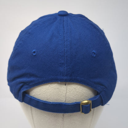 STC Slideback Baseball Cap Blue Small Fit Adjustable Embroidered 6 Panel Cotton