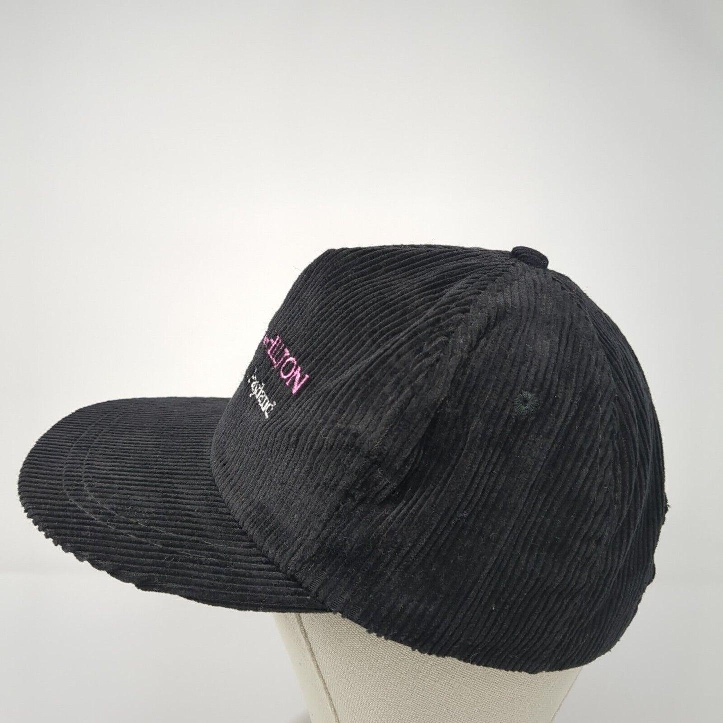 Pacific Rim Construction San Juan Island Snapback Hat Black OS Corduroy Cotton