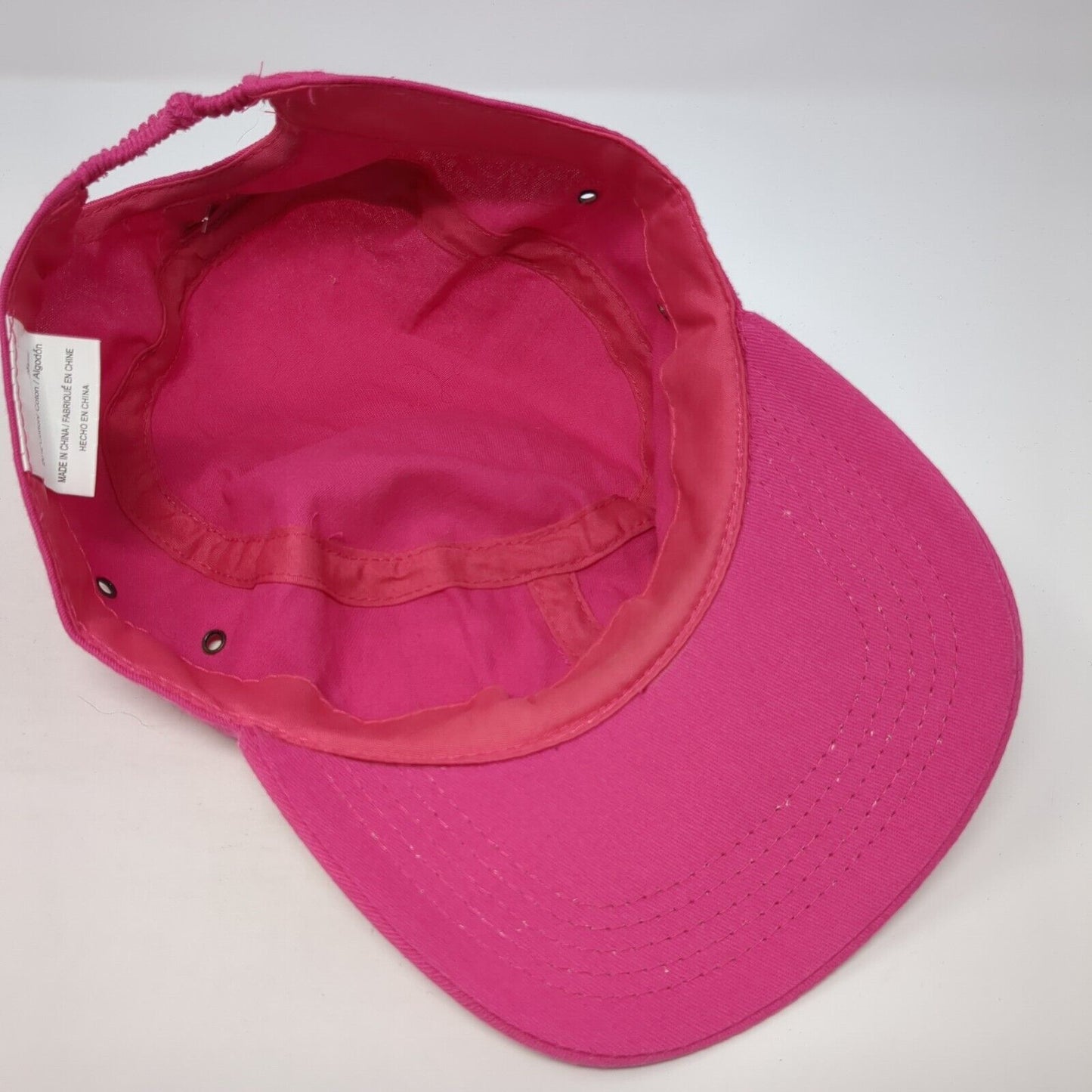 I Matter Cadet Army Cap Pink One Size Stretch Lightweight Vented Holes