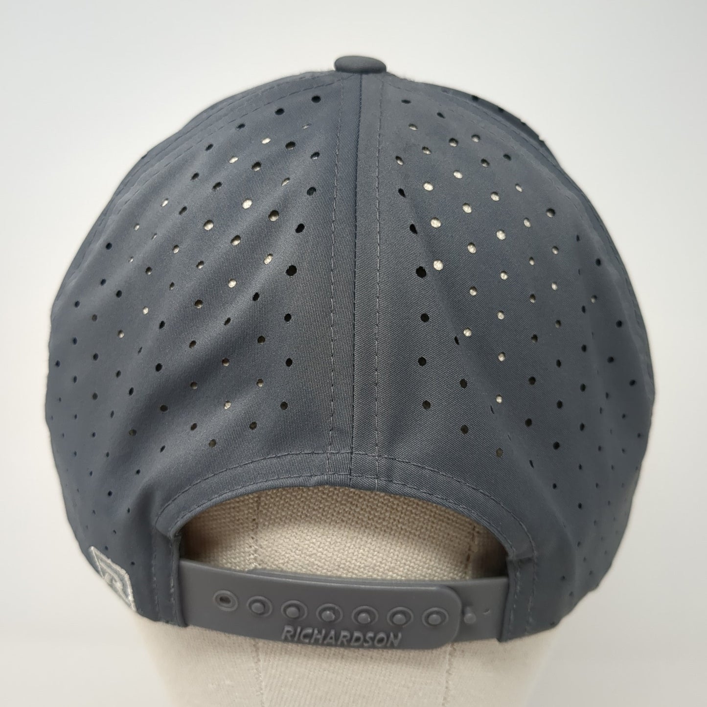 Richardson Patch Snapback Hat Gray Large Solid Adjustable Laser Cut