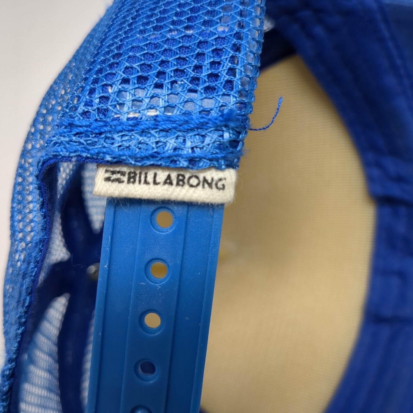 Billabong Australia Snapback Trucker Hat Blue OSFA Adjustable Mesh Back 6 Panel
