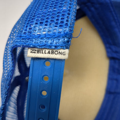 Billabong Australia Snapback Trucker Hat Blue OSFA Adjustable Mesh Back 6 Panel