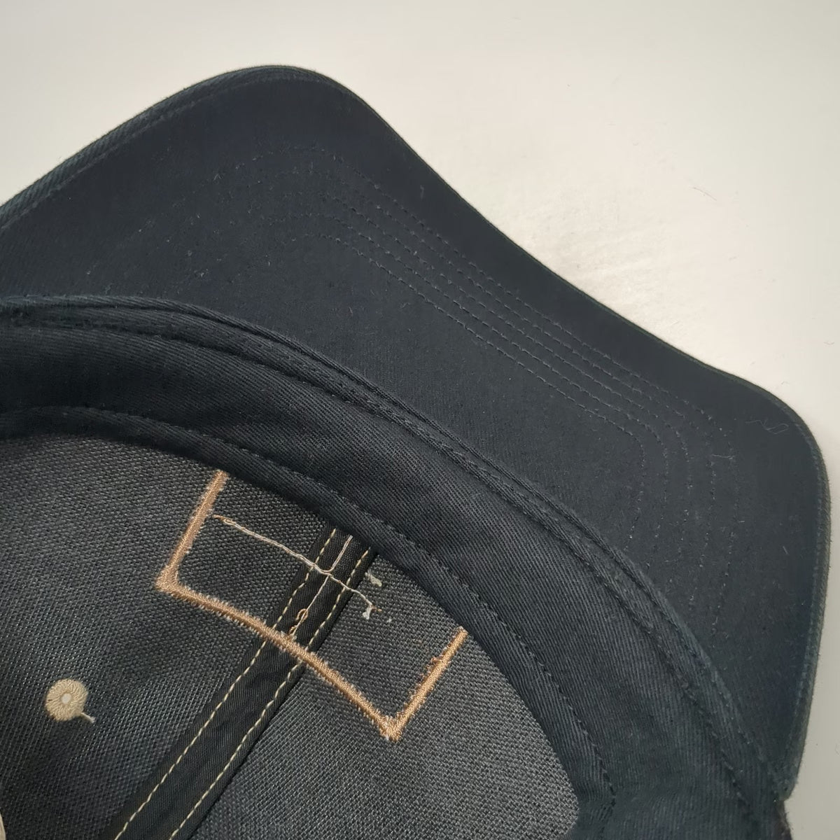 Boston Bruins NHL Fan Favorite Trucker Hat Black Beige One Size Mesh Back OSFM