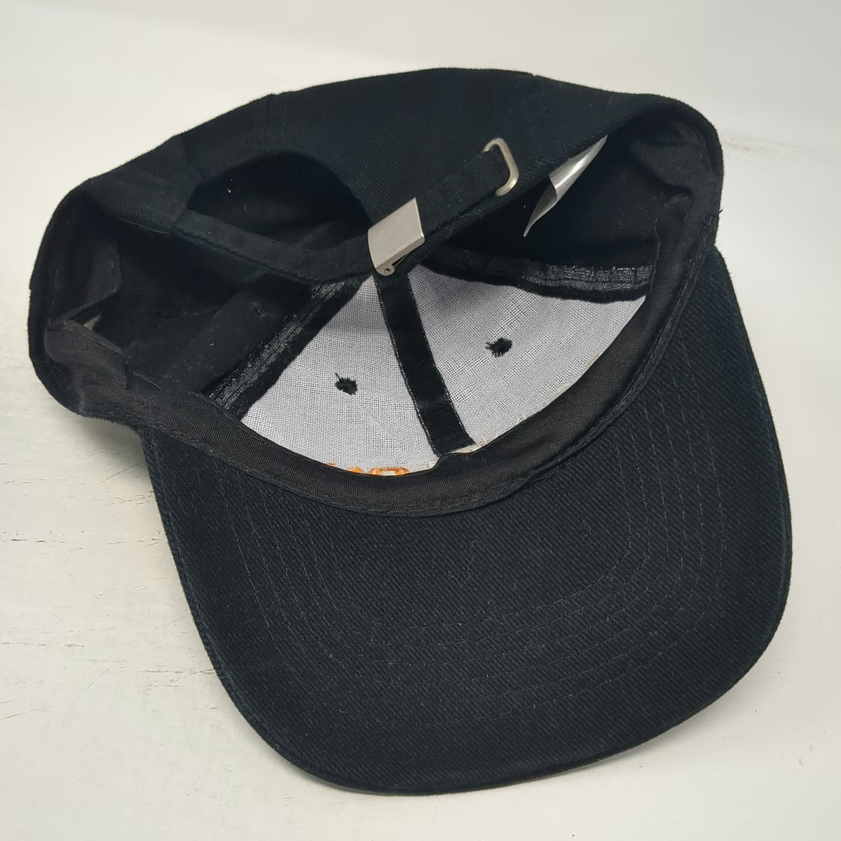 Buffalo Baseball Cap Black One Size Barcelona Embroidered Adjustable Strap Hat