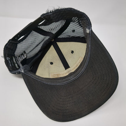 Highway 21 Snapback Trucker Hat Black One Size Mesh Back Adjustable