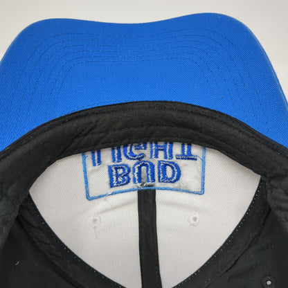 Bud Light Snapback Hat Black One Size Adjustable Embroidered 6 Panel Cotton