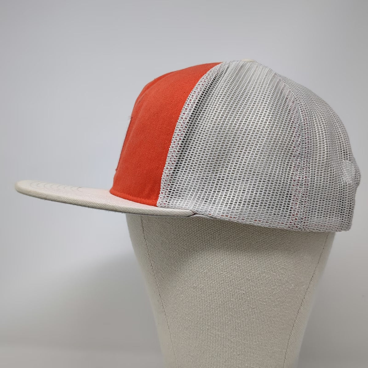 Yupoong Trucker Hat Orange White One Size 5 Panel Mesh Snapback Vivint Home
