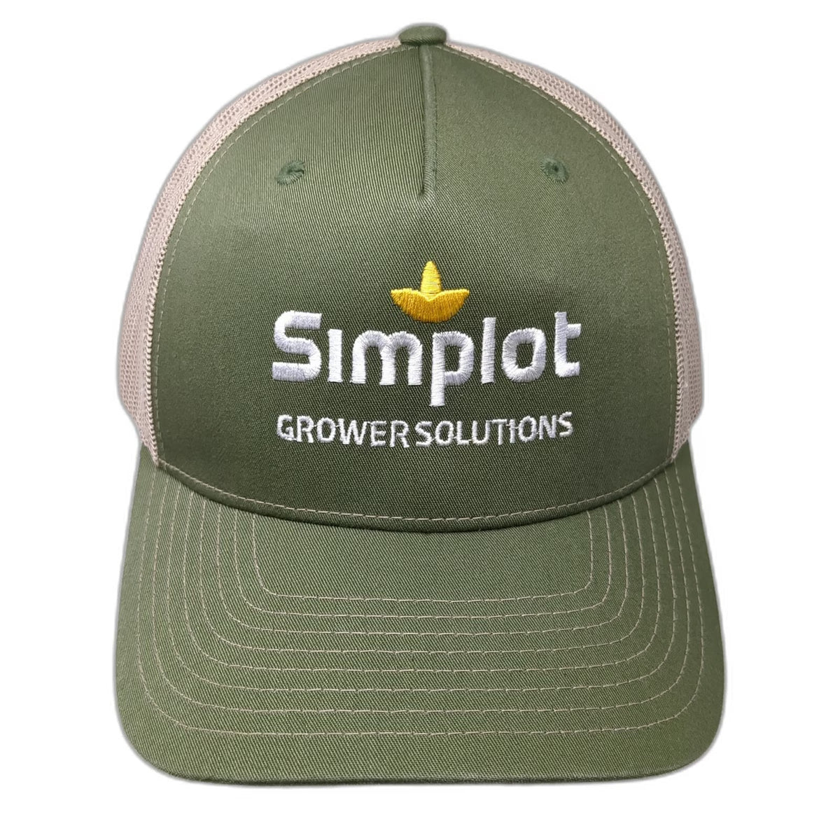 Richardson Trucker Hat Green One Size Simplot Grower Solutions Mesh Snapback