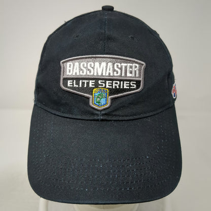 Baseball Cap Black One Size Bassmaster Elite Series Carquest Slideback Hat Patch