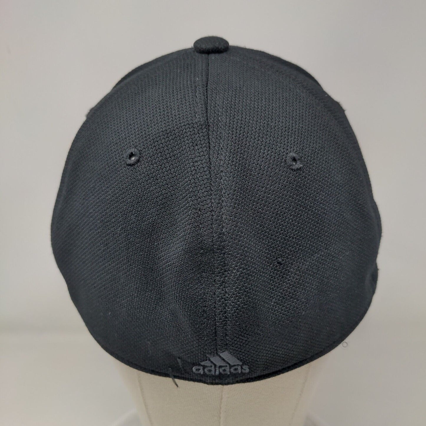 Adidas 3 Stripes Fitted Hat Back One Size Embroidered Logo Climalite